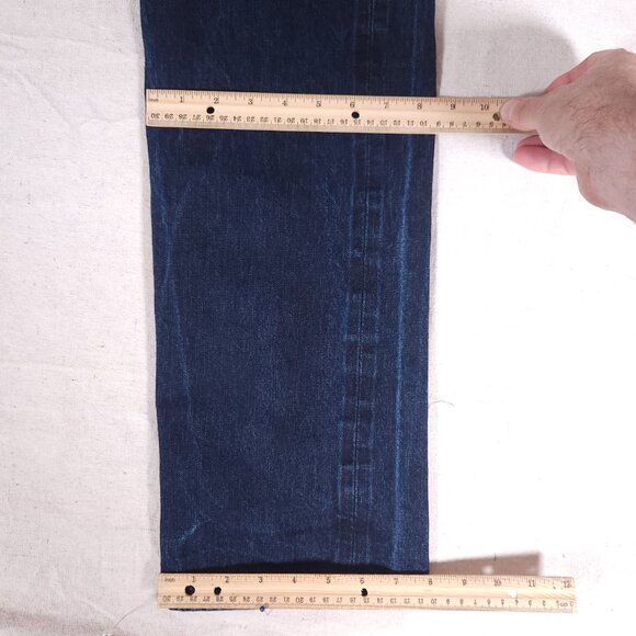 Agave Denimsmith Maverick Classic Straight Blue Jeans Mens Size 36 Button Fly - Picture 8 of 16